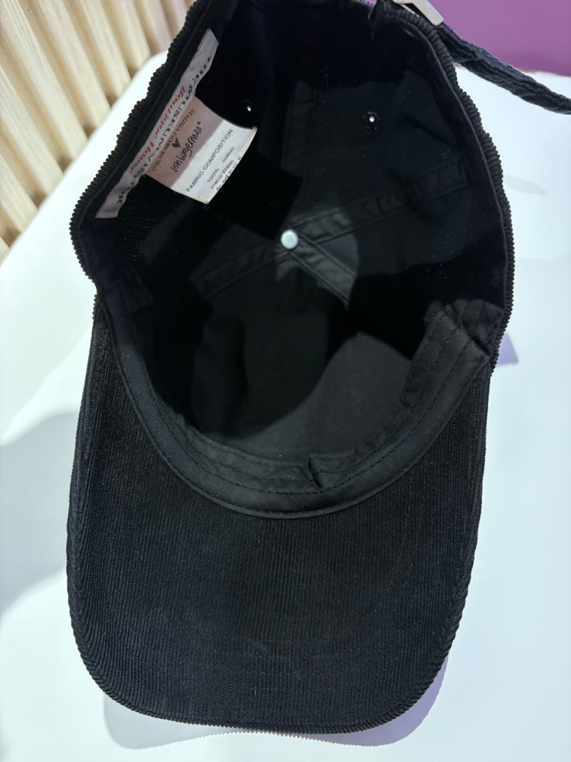 더뮤지엄비지터 x 존 버거맨 볼캡 블랙 상품이미지3