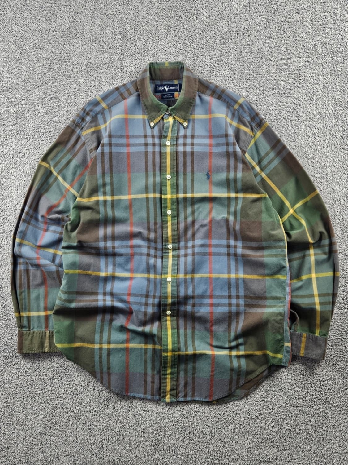 폴로랄프로렌 멀티컬러 타탄 체크 패턴 셔츠 ( M ) / 11039 상품이미지1