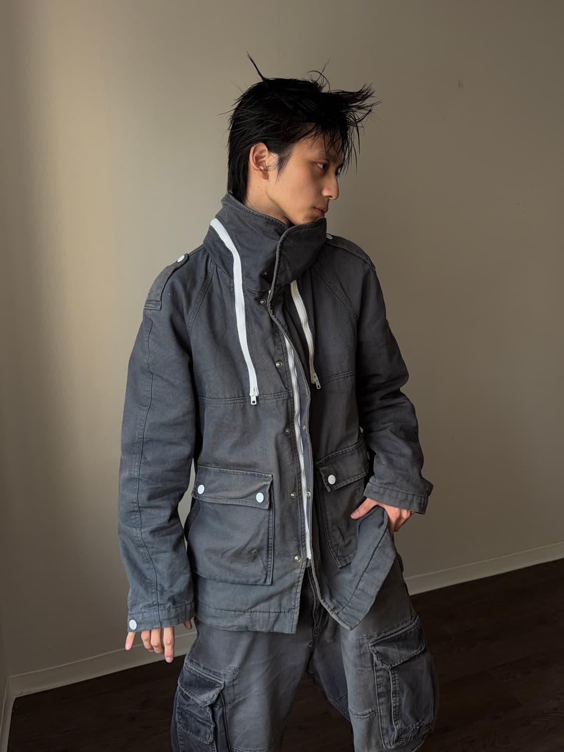 Carhartt 와이드 지퍼 워크 자켓 상품이미지3