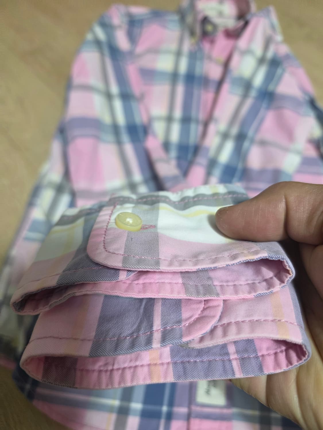 아베크롬비 버튼다운 체크 셔츠 S 상품이미지7