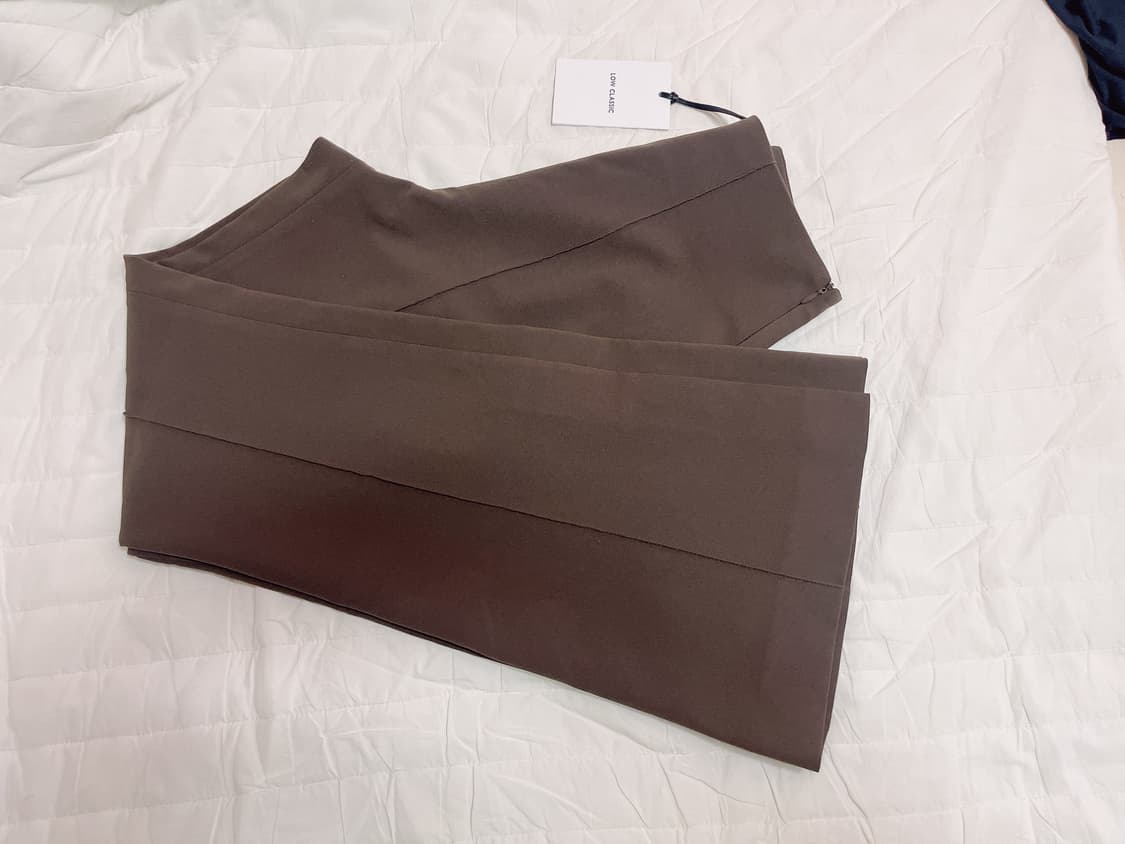 로우클래식 부츠컷 팬츠 S 카키브라운 상품이미지2