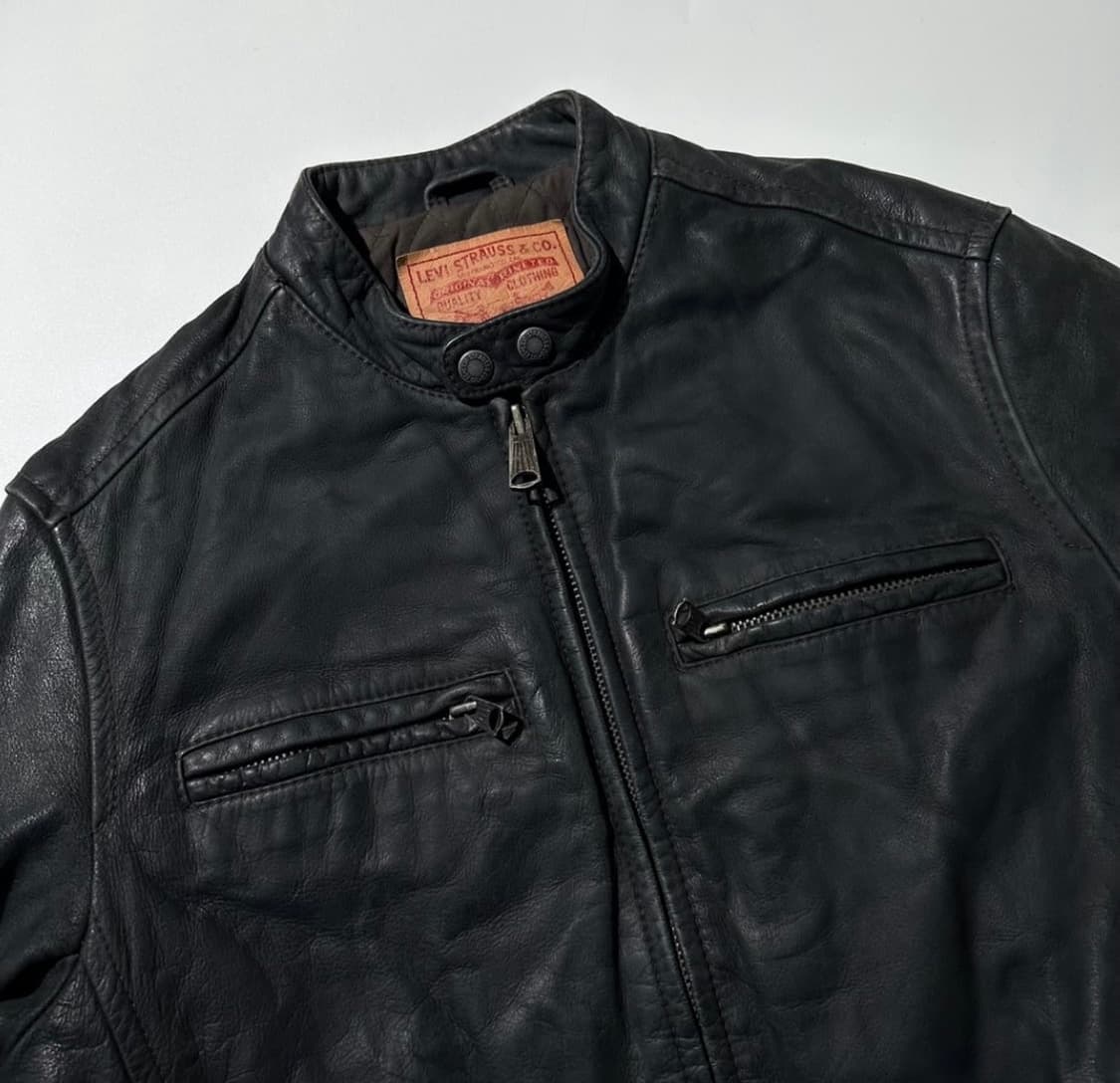 리바이스 레더 바이커 자켓 상품이미지3