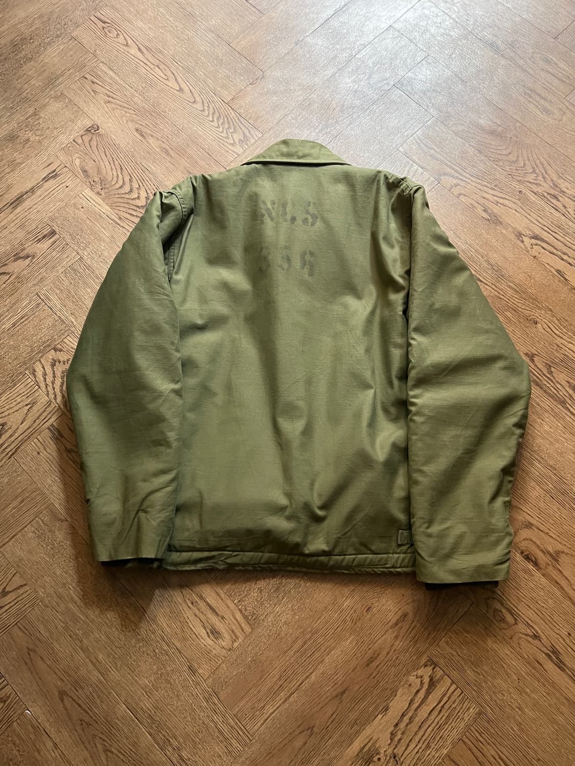 [M]70's 오리지널 U.S NAVY 미 해군 A-2 덱자켓 스텐실 상품이미지9