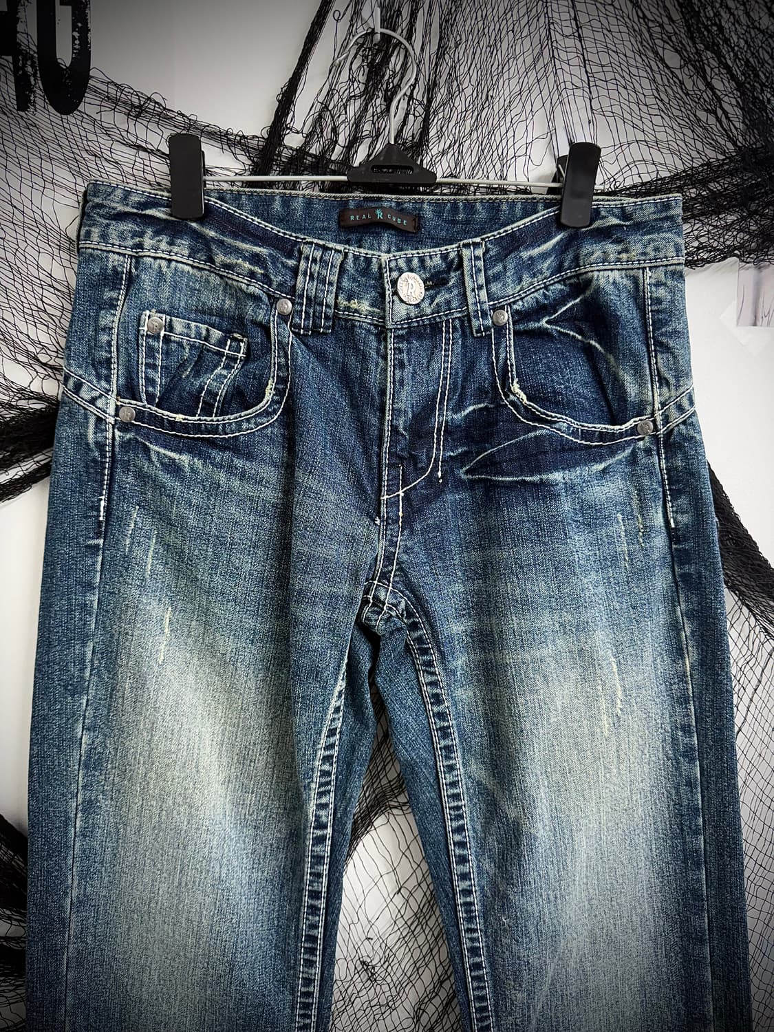 00s stitch detail jeans 상품이미지2