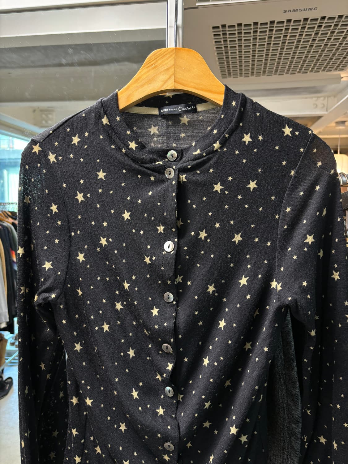 Mb lucas 레이어드 별 가디건 상품이미지3