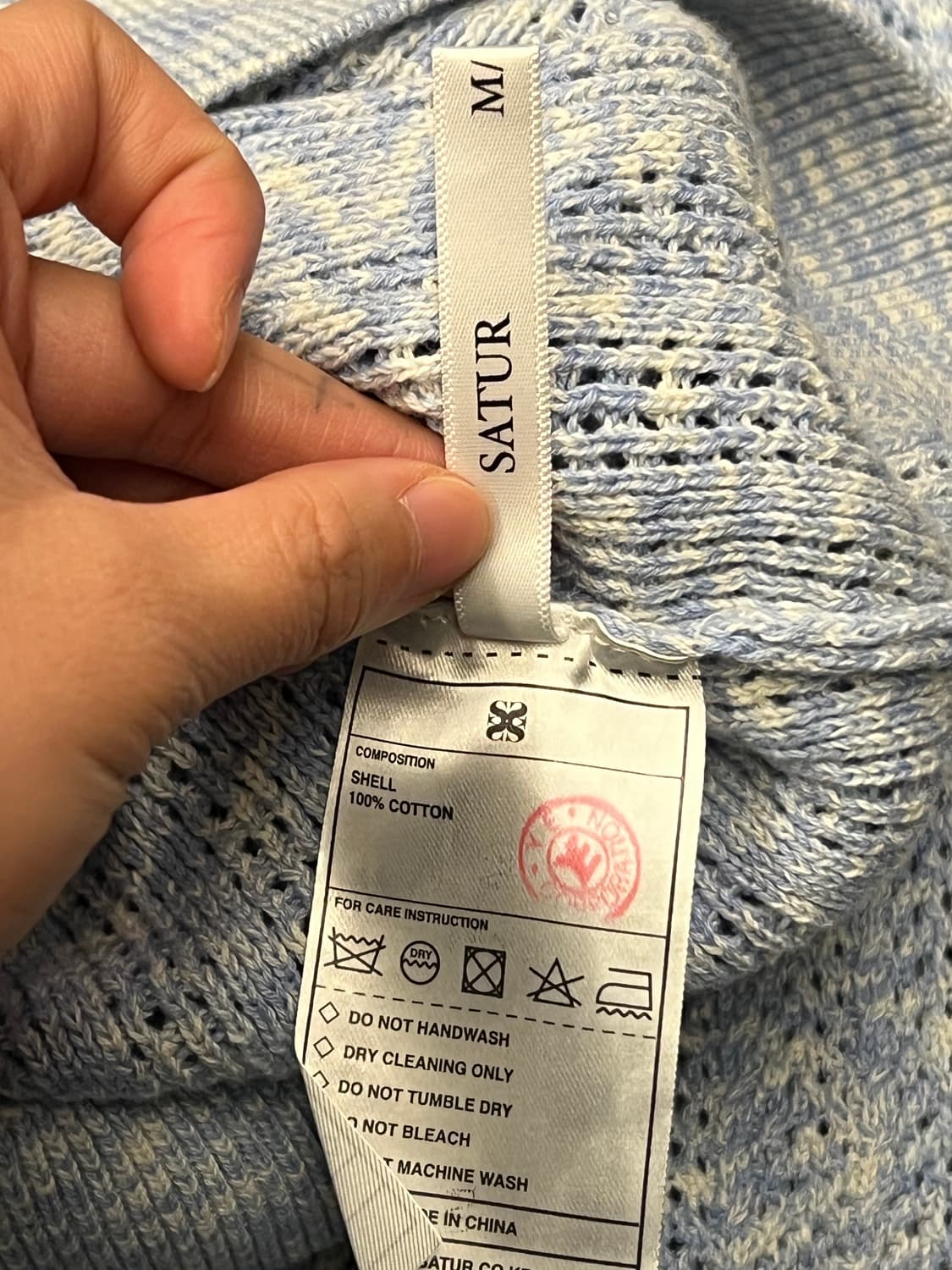 세터 이비자 코스트 시트론 메쉬 니트 처분  상품이미지4