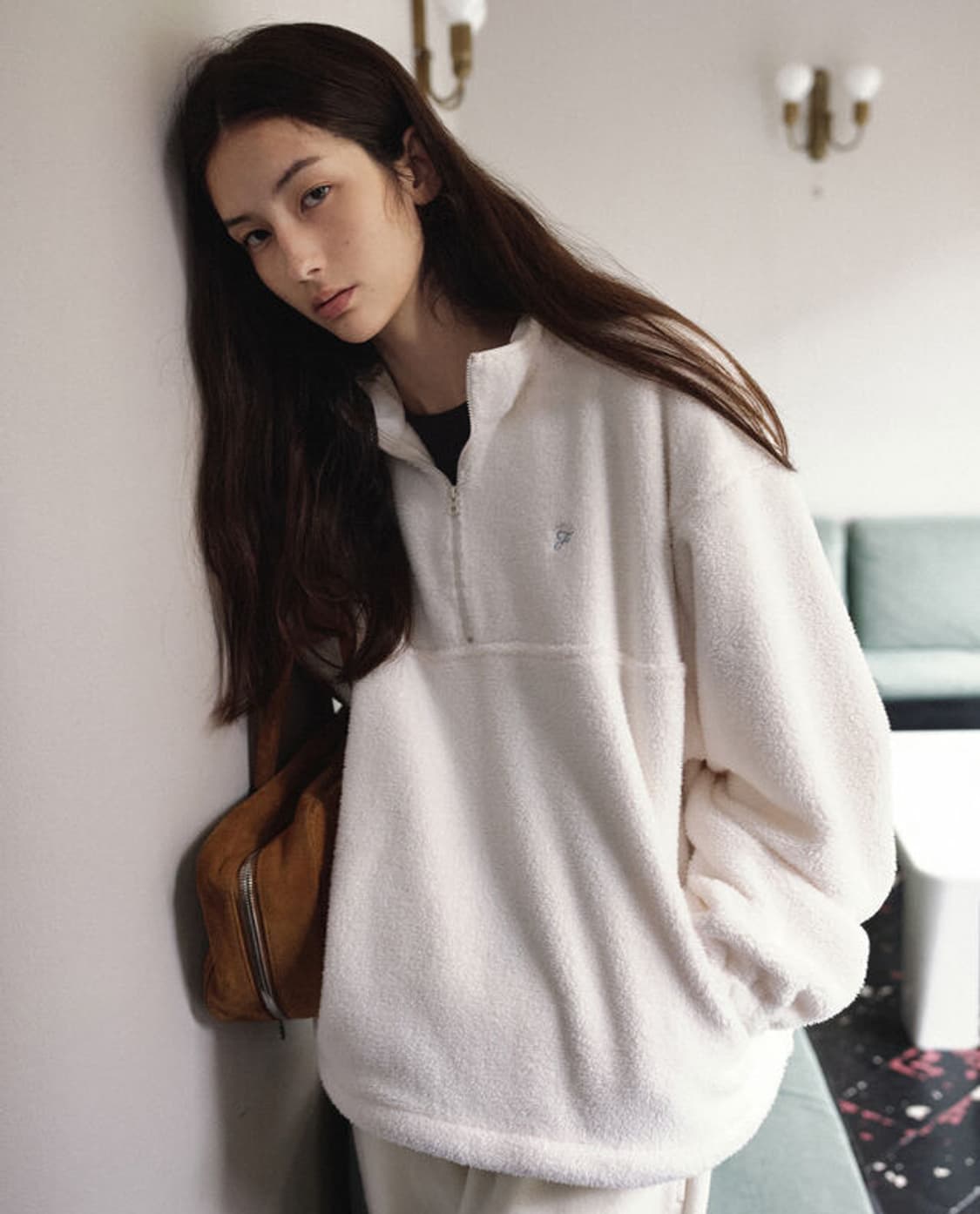 포유온 Loi Fleece Half Zipup Pullover 상품이미지1