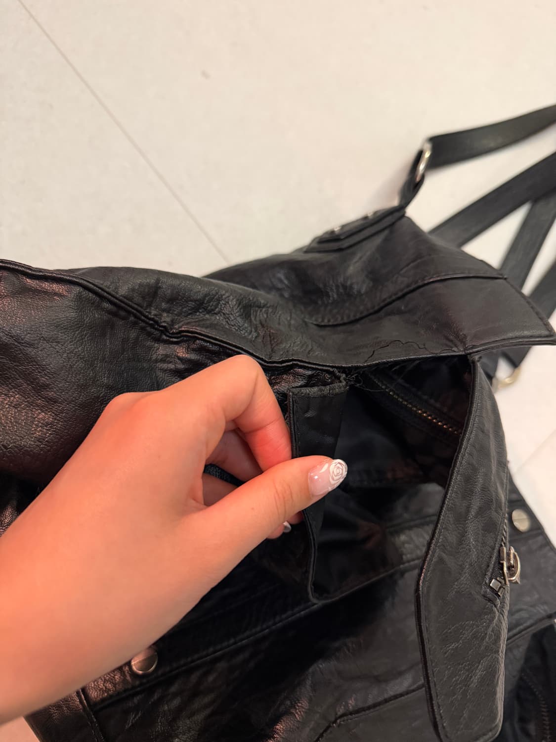 보헤미안서울 숄더백 빈티지블랙 상품이미지5