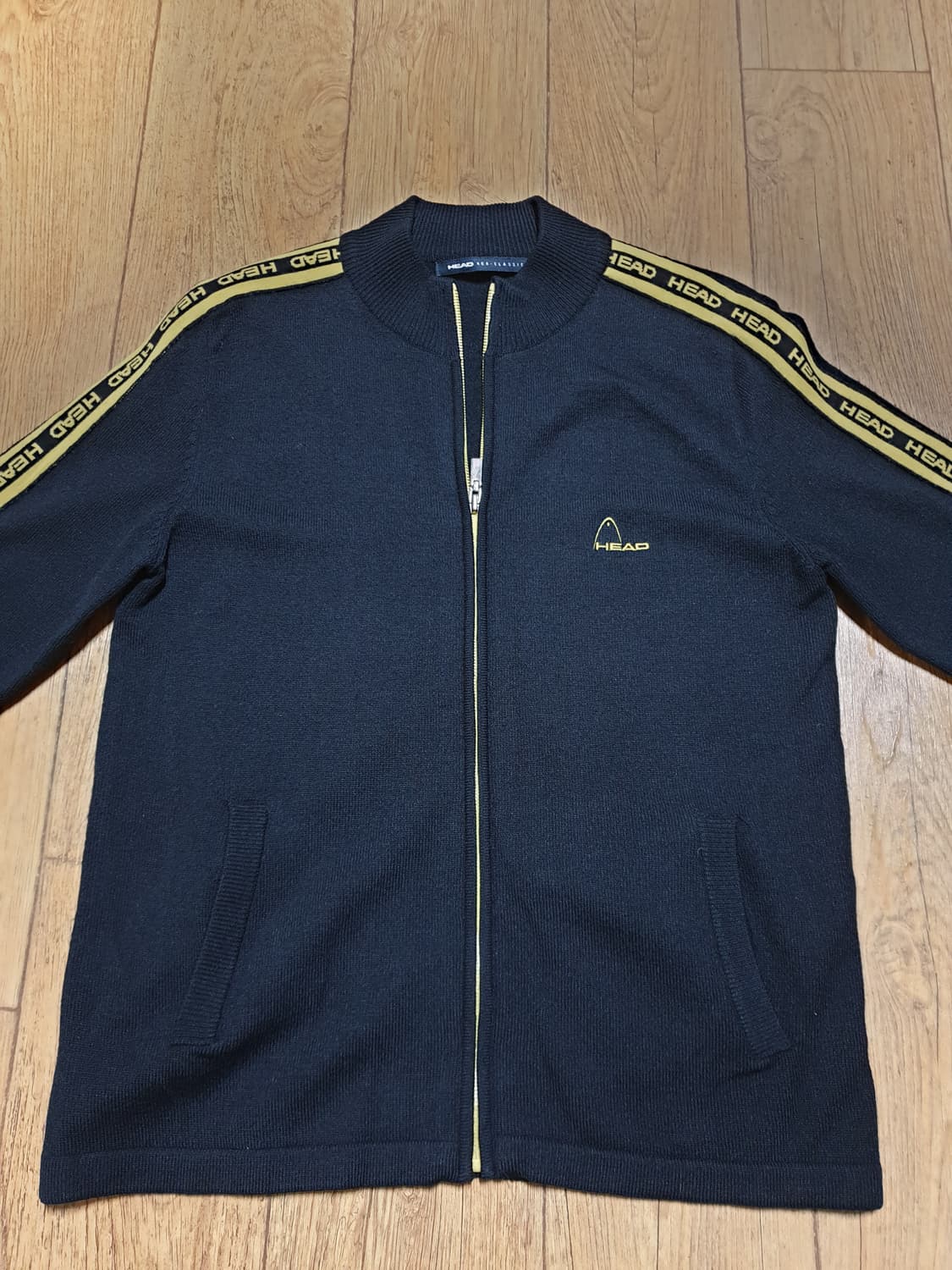 1171 헤드 운동복 니트 집업 90 사이즈입니다 상품이미지1