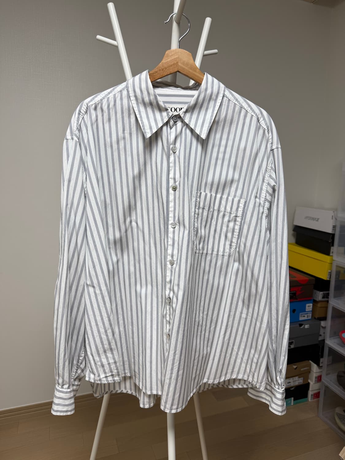 쿠어 스트라이프 셔츠 상품이미지1