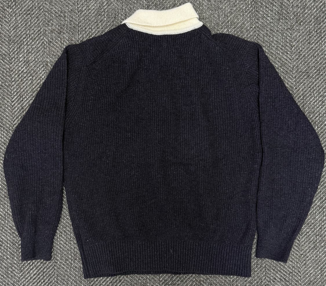 포터리 럭비 폴로 니트 네이비 남자 2사이즈(L사이즈) 상품이미지2
