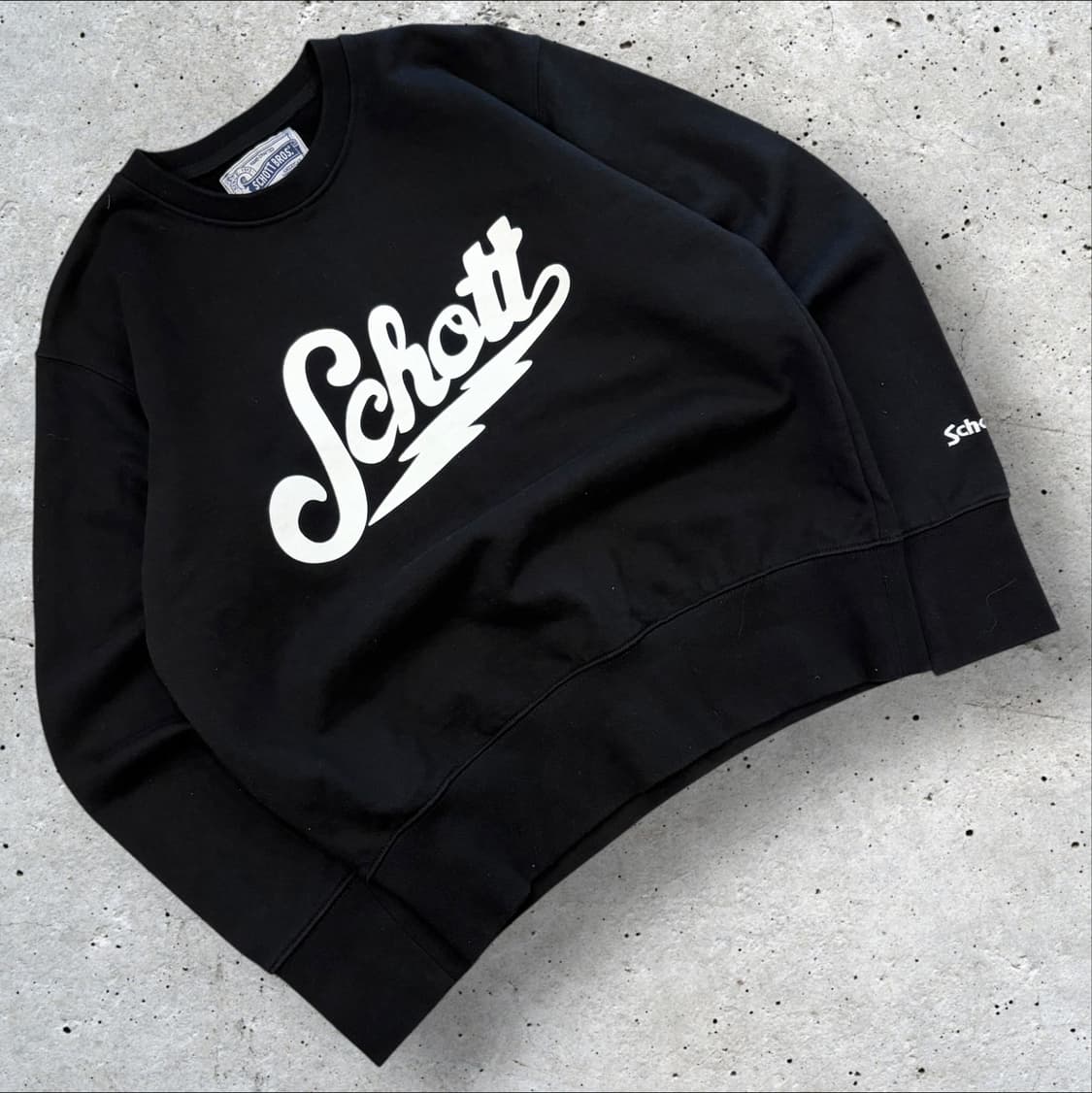 [M] 쇼트 블랙 로고 맨투맨 티셔츠 B491 상품이미지1