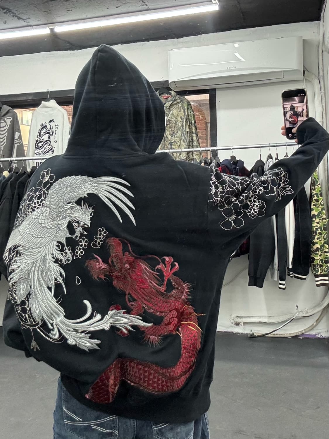 카라쿠리 타마시 오리엔탈 후드집업 상품이미지8