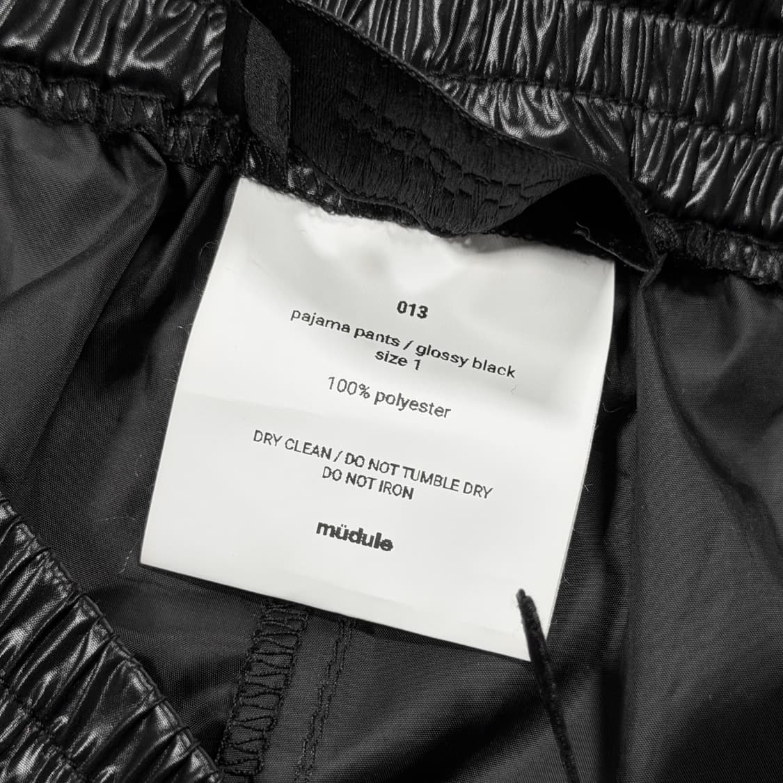 Mudule 머듈 파자마 글로시 팬츠 상품이미지5