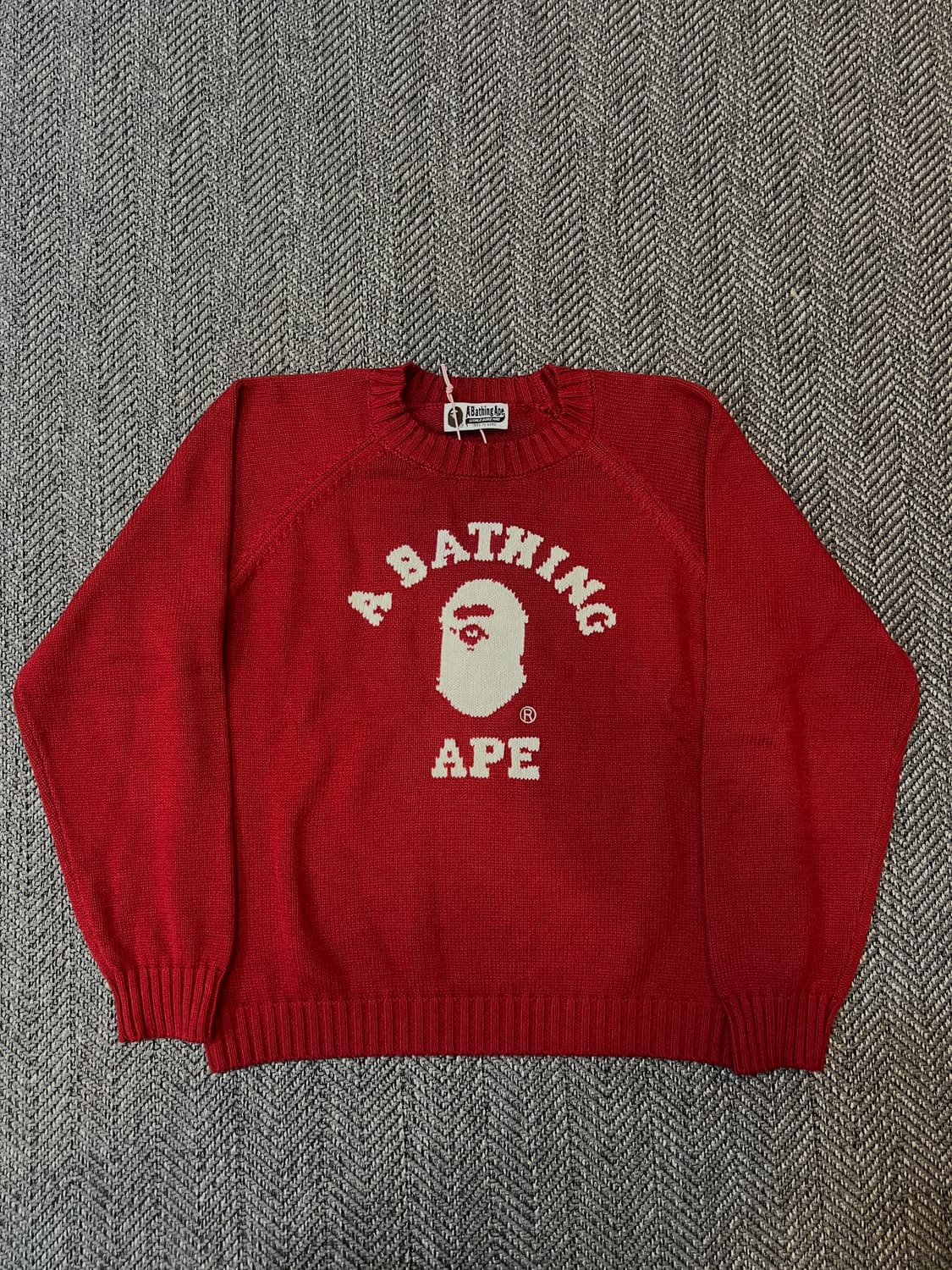 베이프 콜리지 니트 스웨터 상품이미지2