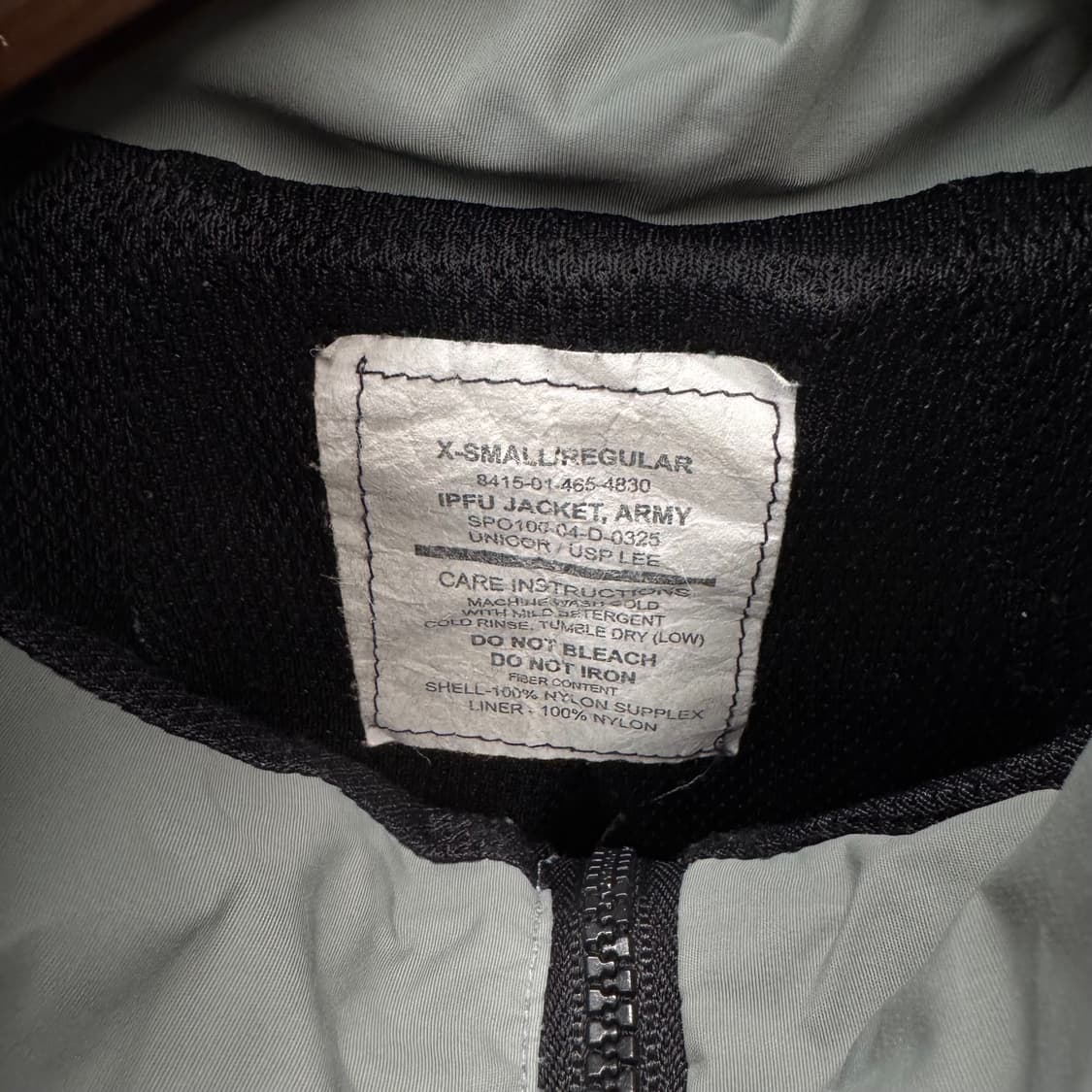 XS/R 90s IPFU 1세대 US ARMY 오리지널 V스카치 바람막이 상품이미지6