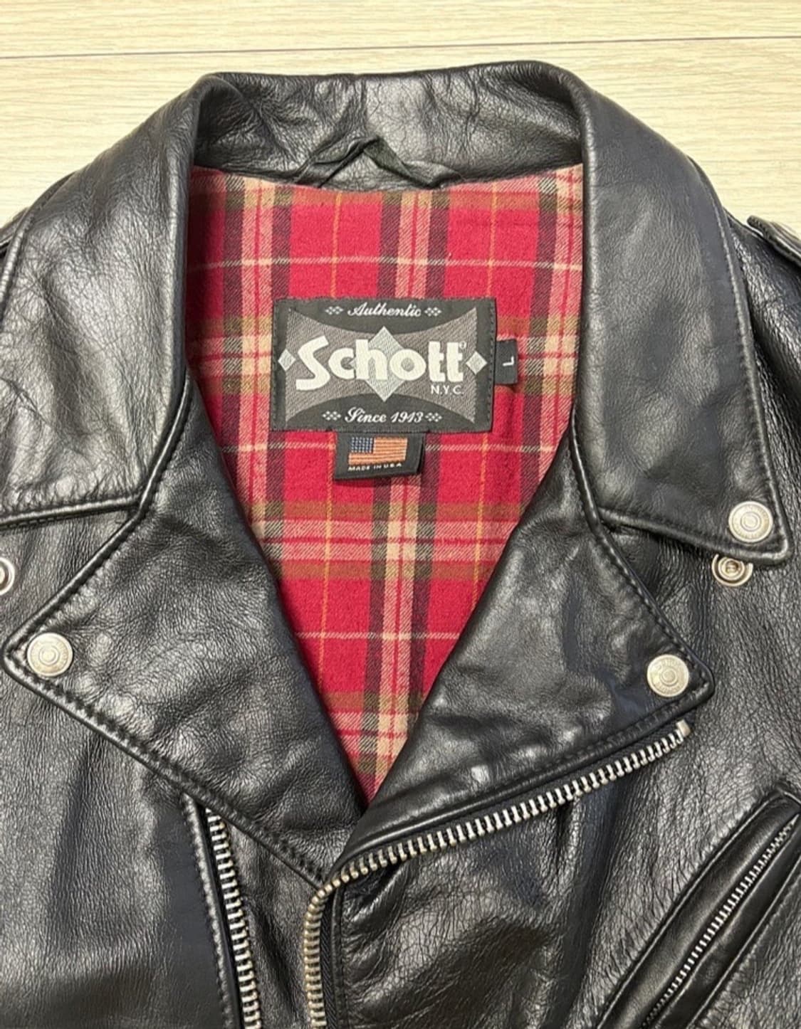 Schott 626 라이더자켓 빠른 판매합니다. 상품이미지5