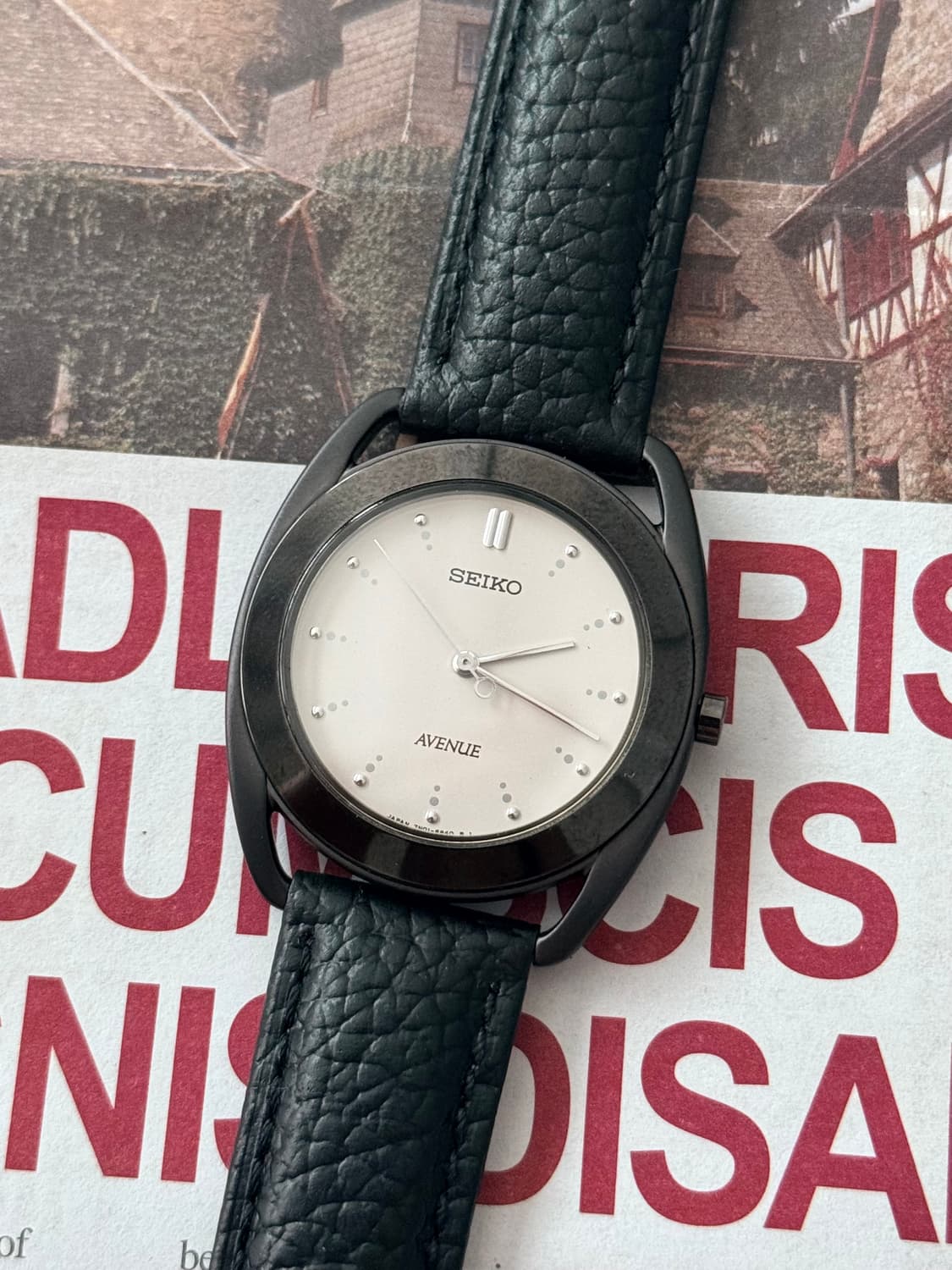 Seiko 세이코 쿼츠 에비뉴 1993 블랙 상품이미지1