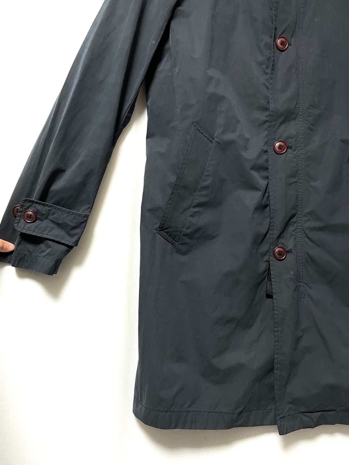 CP컴퍼니 씨피컴퍼니 정품 바스락 폴리 나일론 맥코트 싱글코트 100 상품이미지2