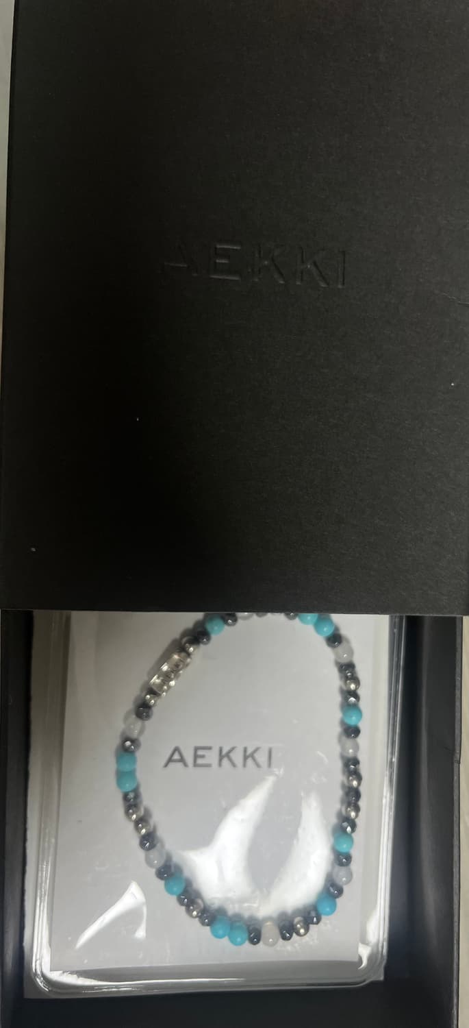 애끼 크라운듀 스카이블루 믹스 천연석팔찌 상품이미지3