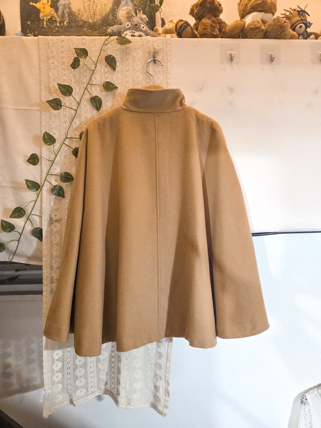 캐시미어 케이프 코트 상품이미지5