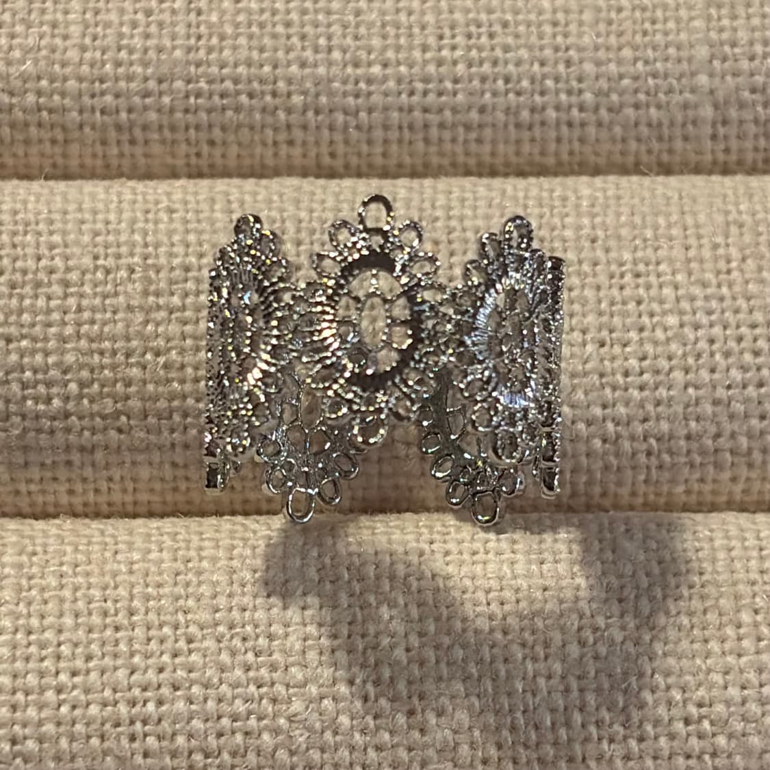 새상품 여성 신주 래이스 오픈링 반지 상품이미지2