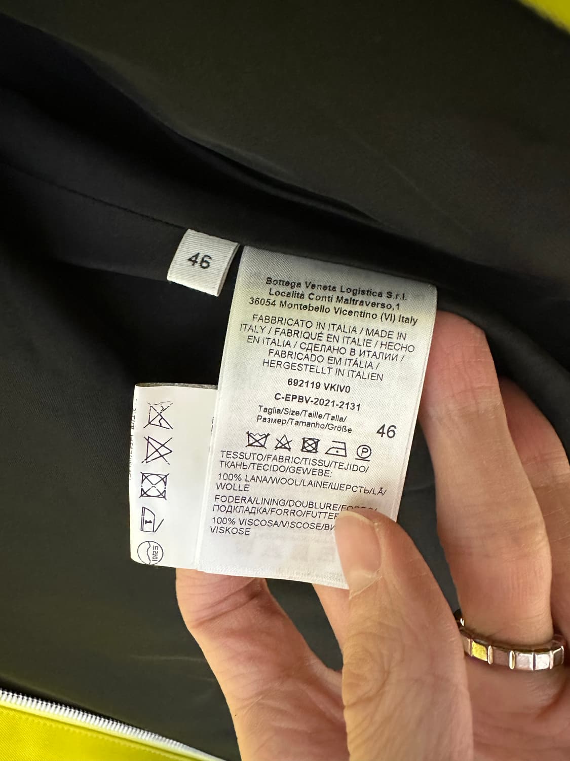 보테가 베네타 크롭 자켓 / 46 상품이미지3