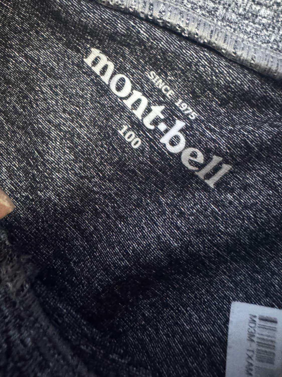 몽벨 Mont-bell 등산 기능성 반집업 반팔 티셔츠 L 상품이미지3