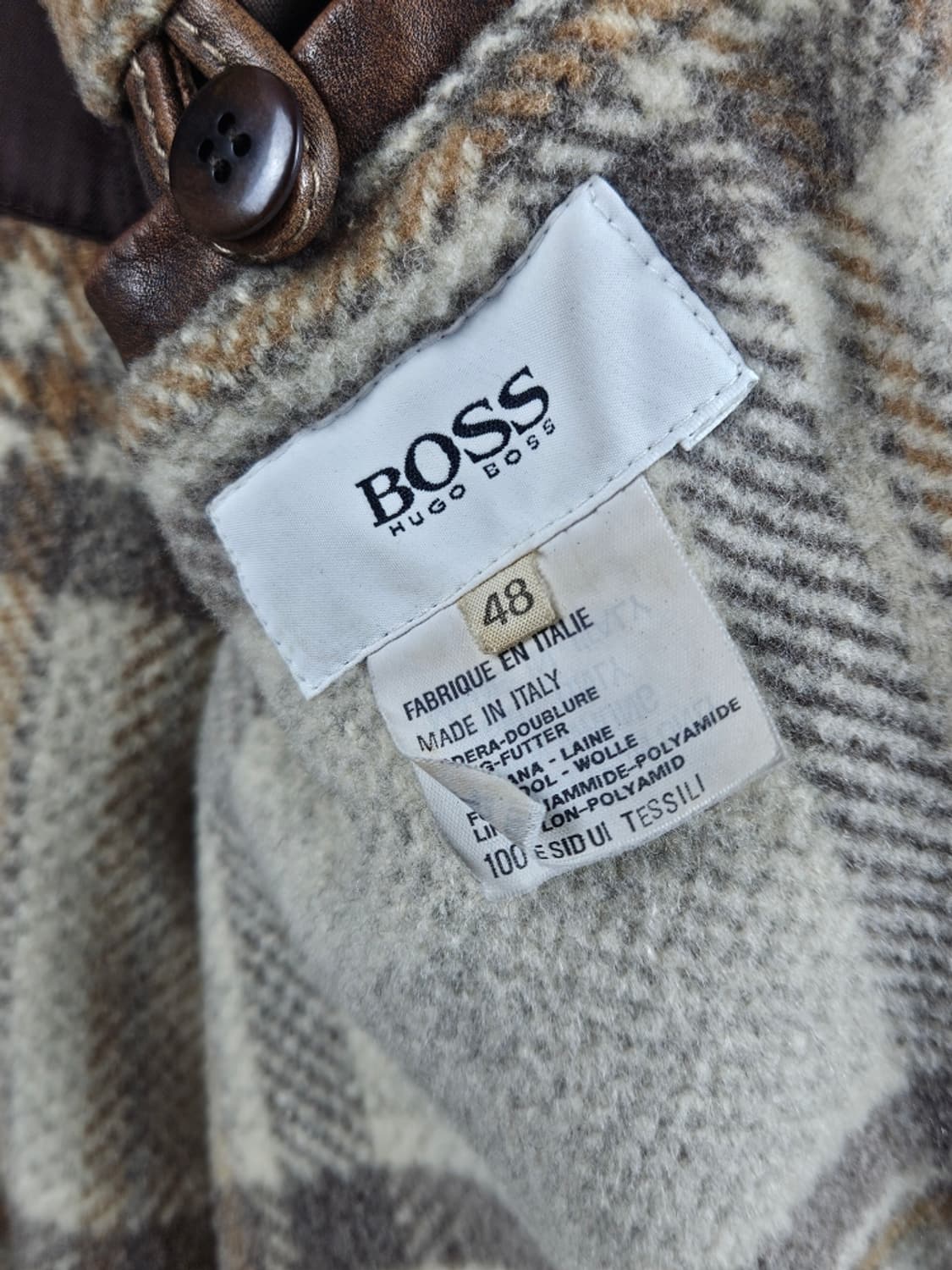 휴고보스 레더 사파리 웨스턴 카 코트 ( 48 ) / 11075 상품이미지8