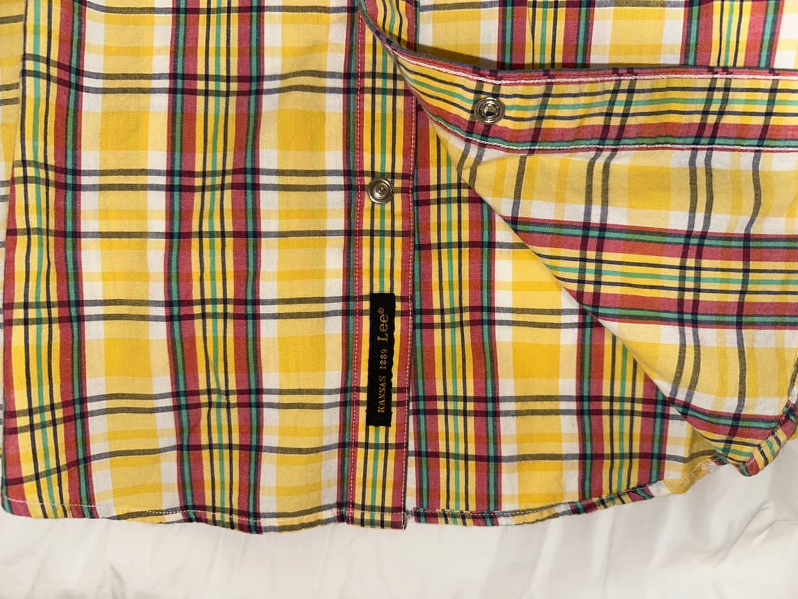 Lee 반팔 체크셔츠 상품이미지4