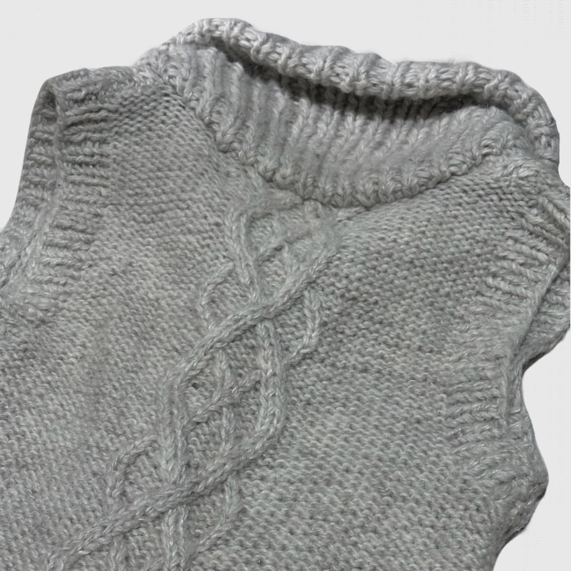 그레이 니트조끼 상품이미지4