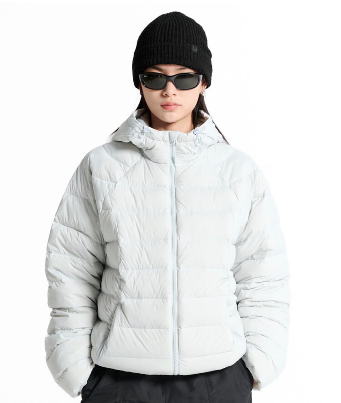 Fila 플로우 경량 다운 라이트블루s 상품이미지2