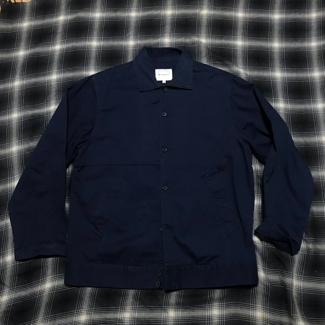 00s 타케오 키쿠치 버튼 루즈 블루종 네이비 상품이미지7