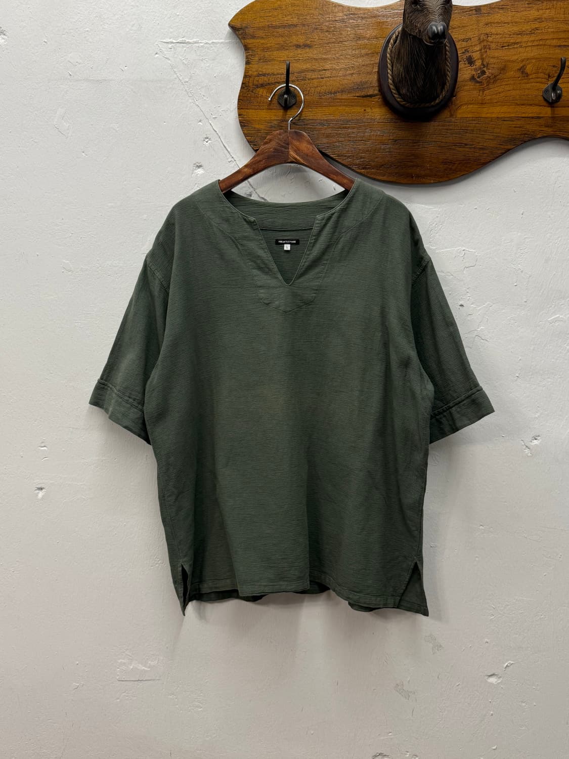 Freak's Store Cotton-Linen Skipper Shirt 상품이미지1