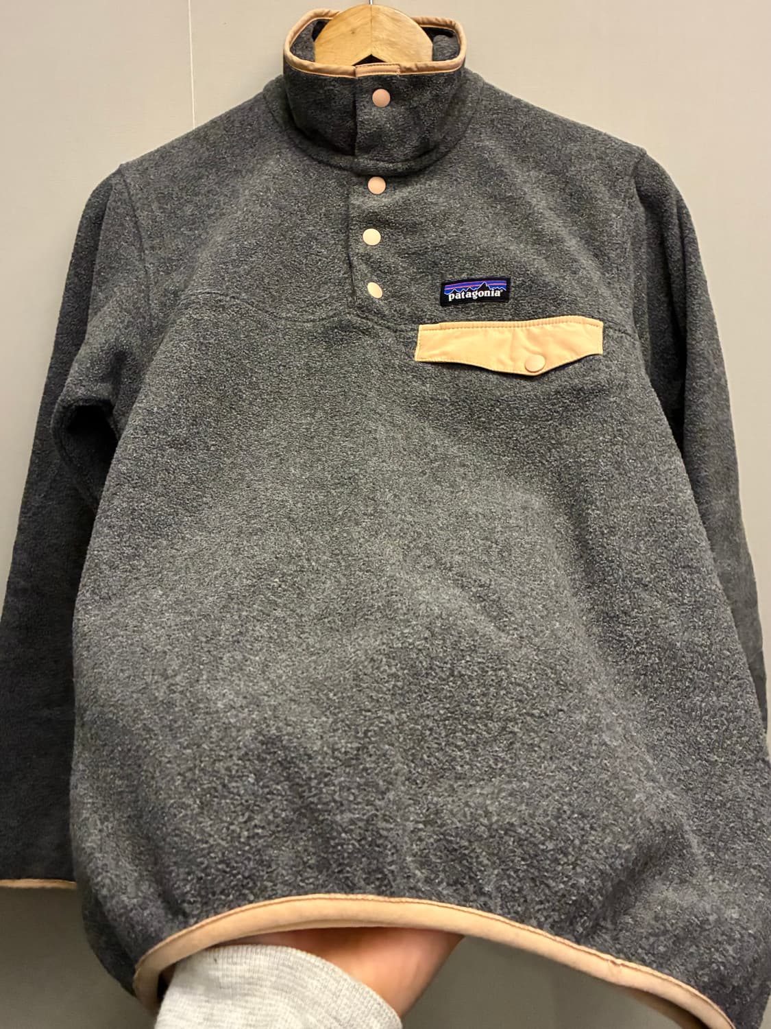 (XXS)파타고니아 신칠라 스냅티 풀오버 플리스 후리스 그레이 상품이미지7