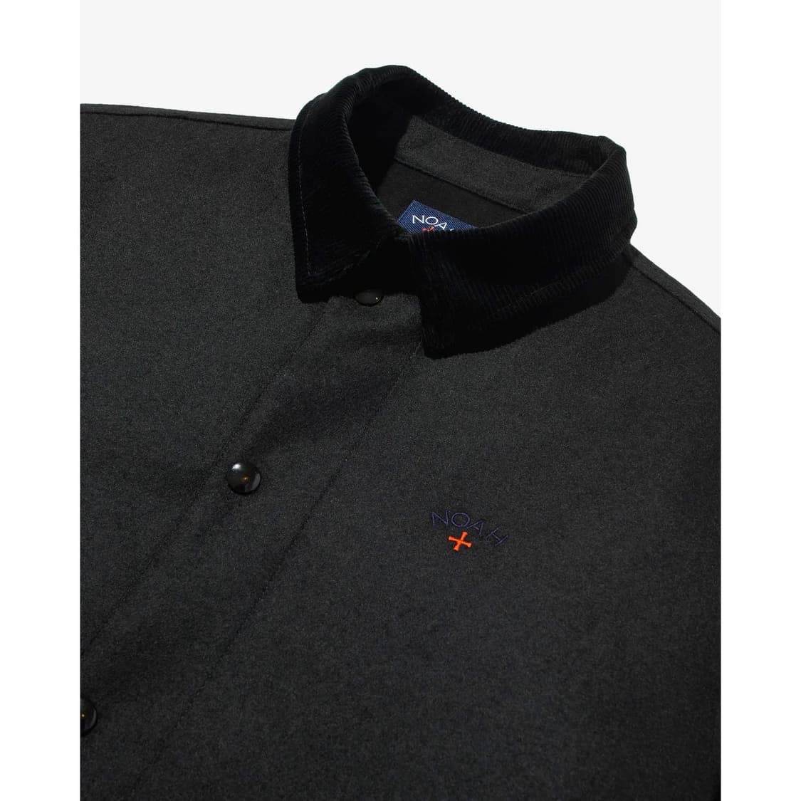 노아 NOAH 캠퍼스 자켓 울자켓 블랙 M 상품이미지2