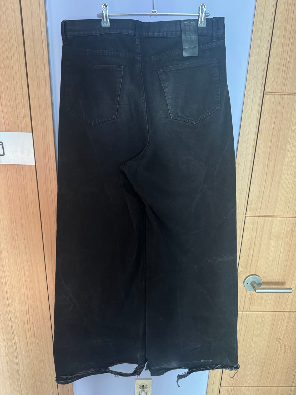 PARADOXE BIG BAGGY BLACK DENIM 상품이미지5