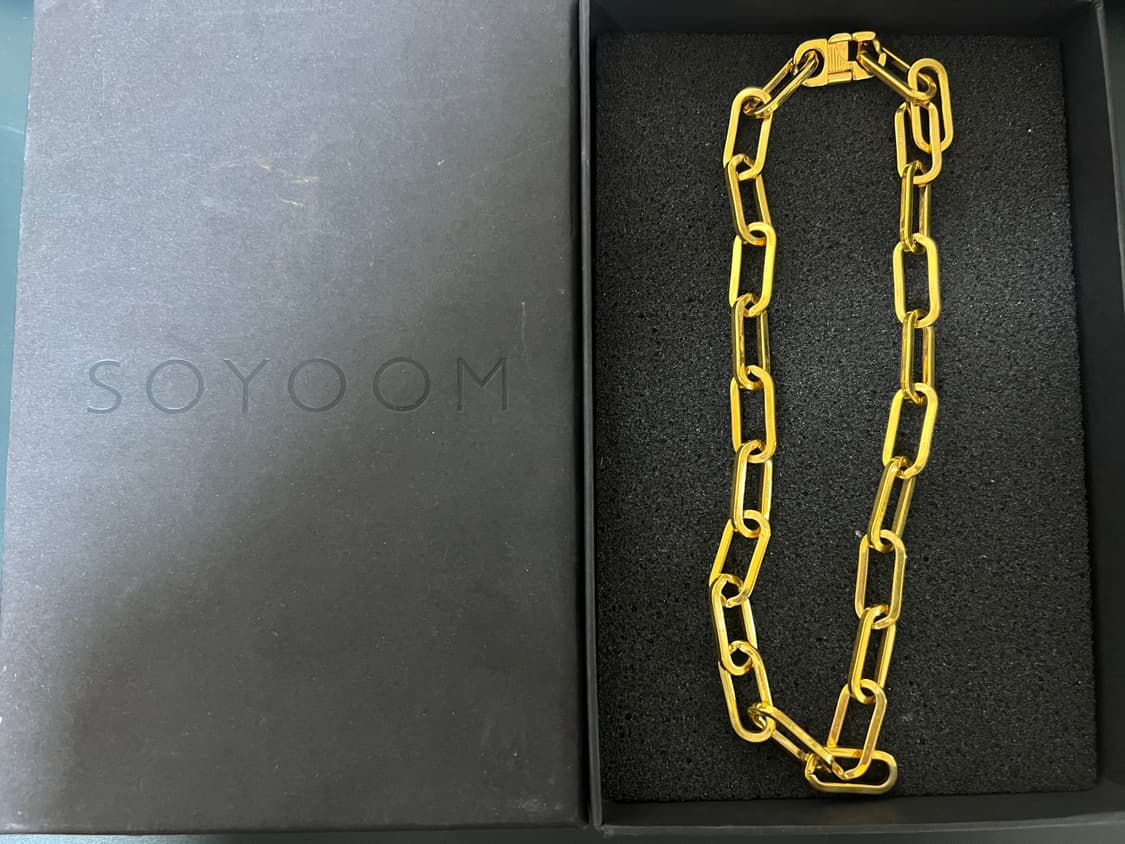 소윰 링크 체인 목걸이 박스 포함 상품이미지7