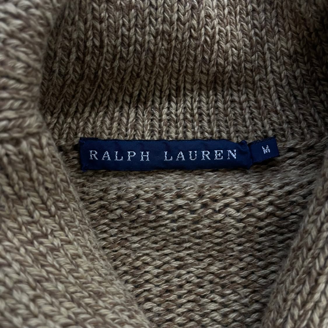 폴로 랄프로렌 숄 카라 가디건 니트 브라운 상품이미지4