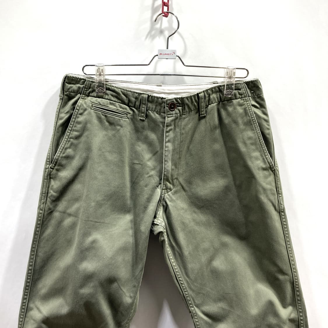 유니클로 남성캐쥬얼면바지 카키 33  상품이미지2