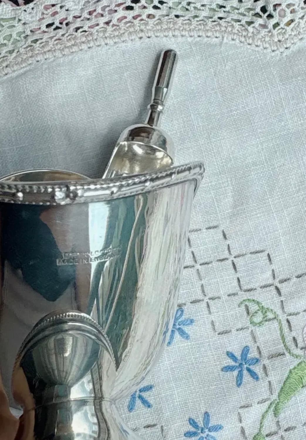 1930s 영국앤틱 실버플레이트 슈가 스커틀 상품이미지6