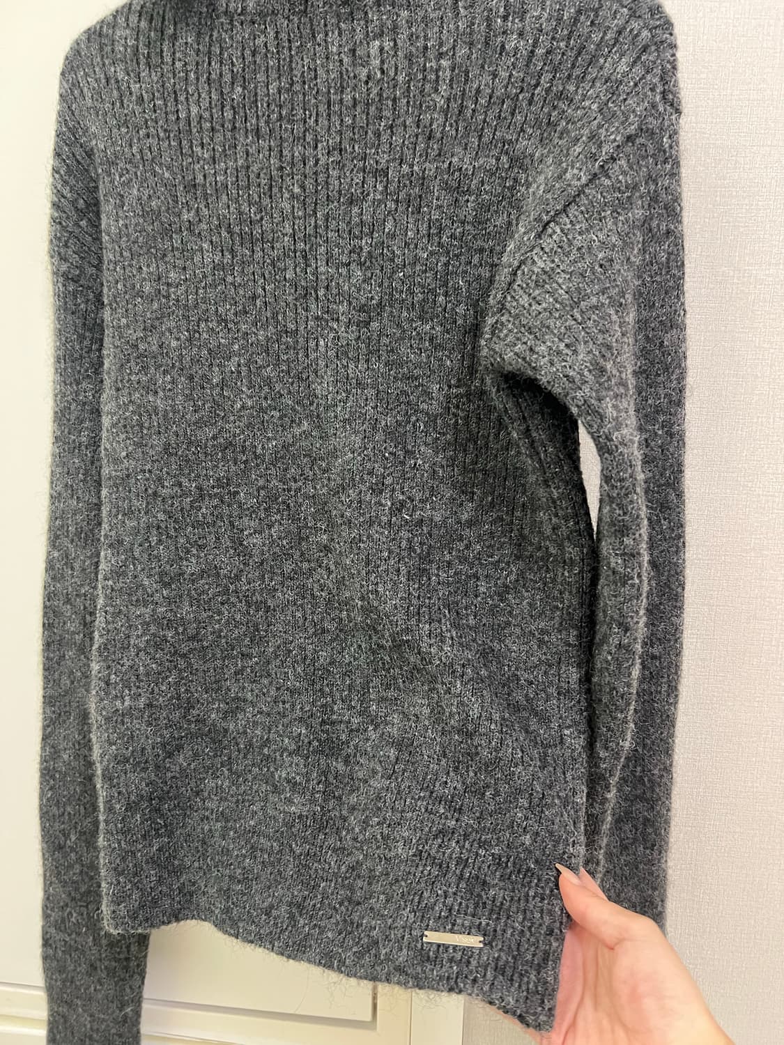 Side button knit CHARCOAL 상품이미지6