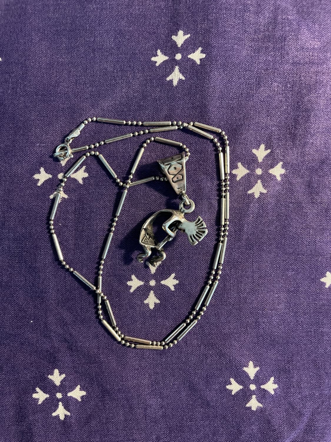Vintage 925 Silver Kokopelli Necklace 상품이미지3