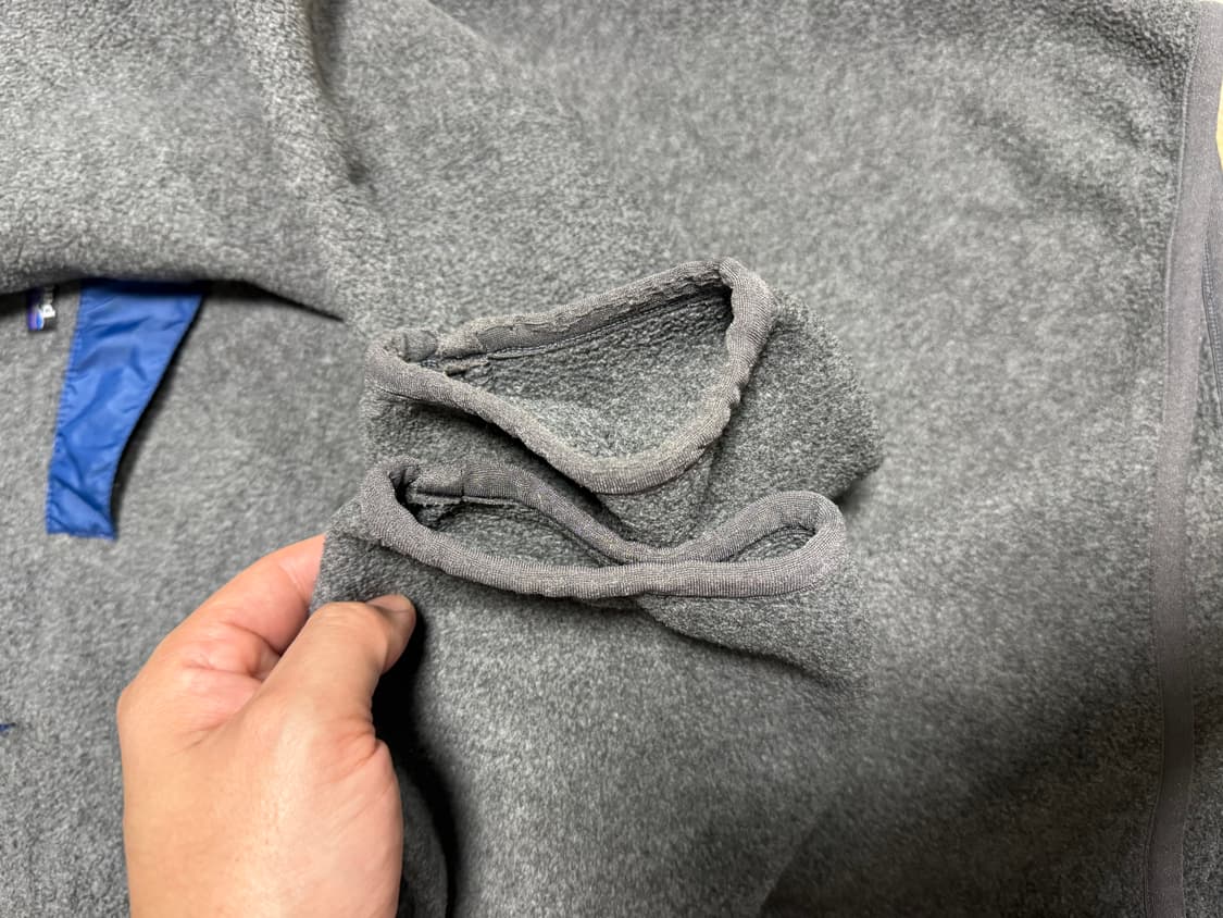 90's 파타고니아 신칠라 스냅티 블루/차콜그레이 남자 M사이즈 팝니다 상품이미지9