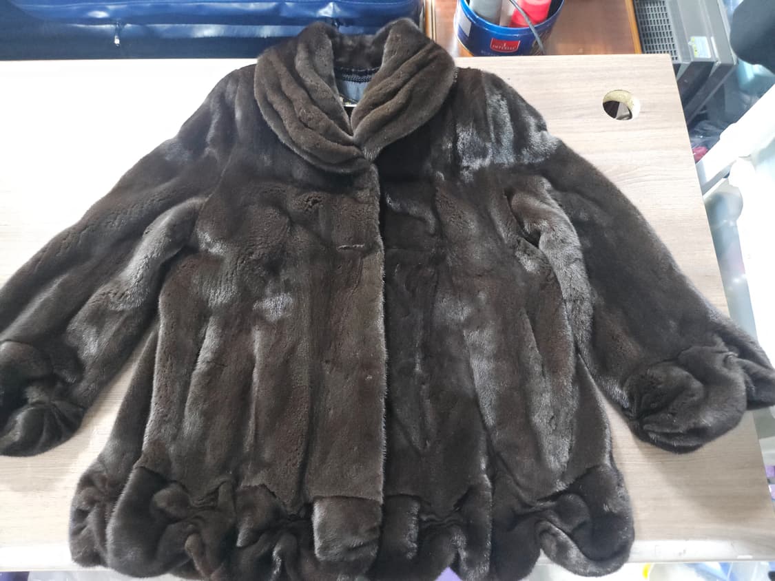 마담포라 블랙그라마 밍크 코트 자켓 브라운 Free 상품이미지2