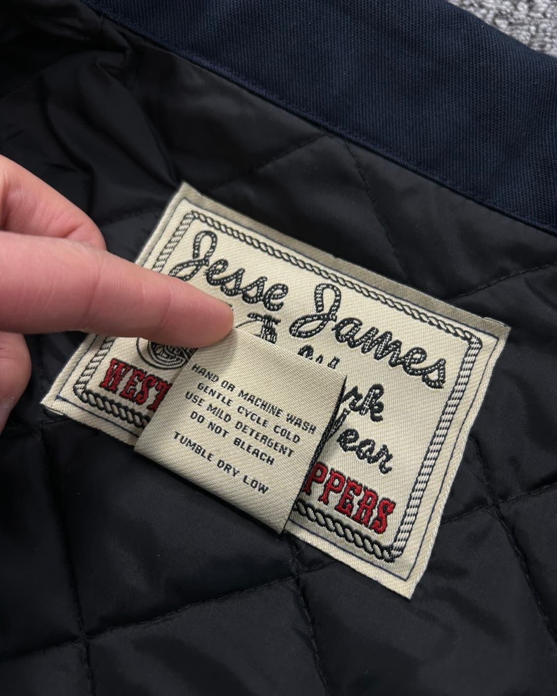 웨스트 코스트 챠퍼 90’s 네이비 워크자켓 상품이미지8