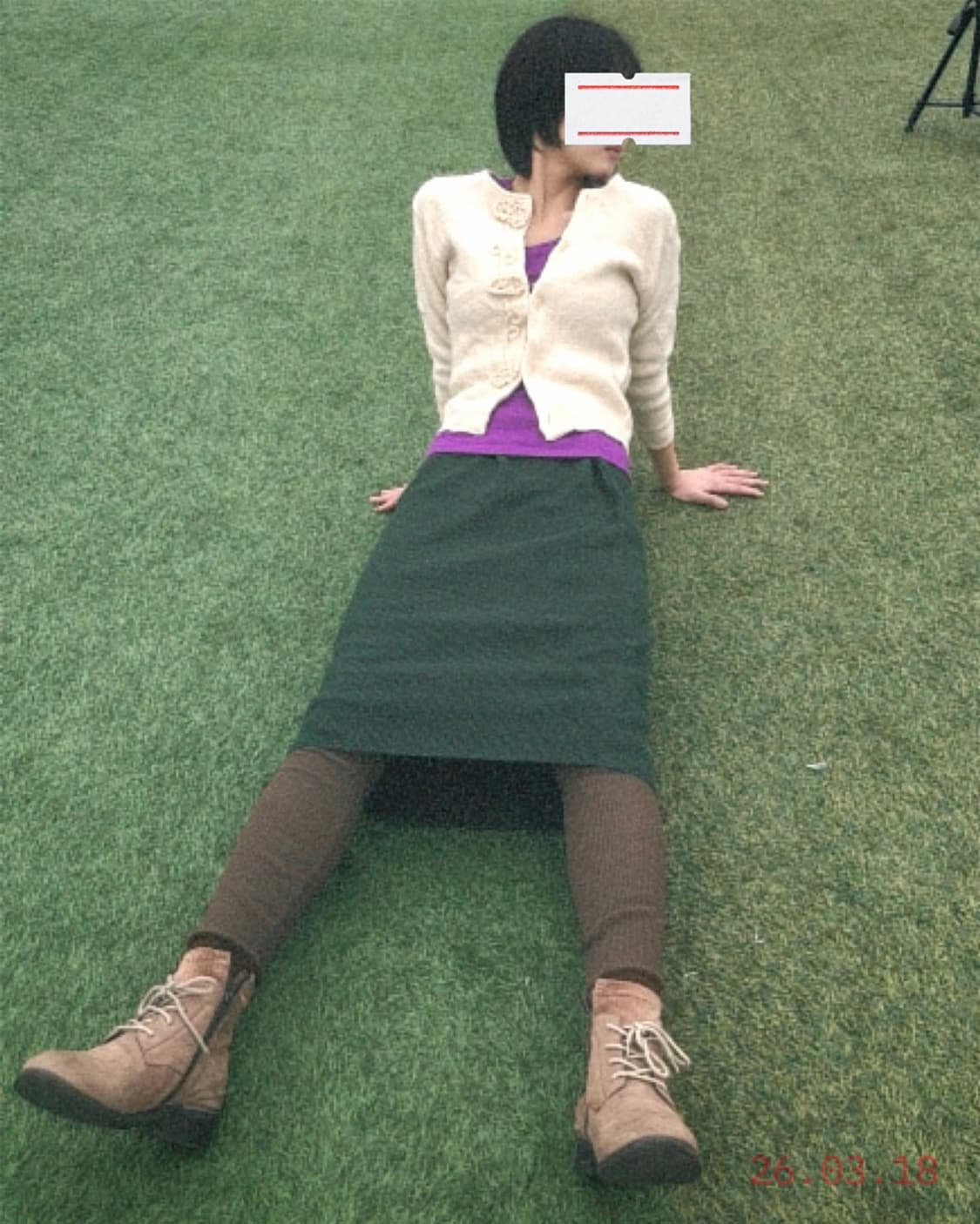 Green Knit Skirt 그린 니트 스커트 상품이미지2