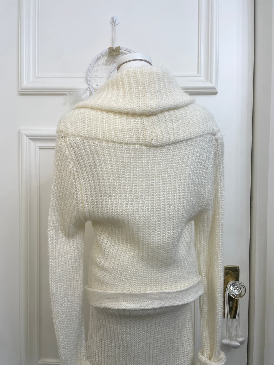 DURAS ivory double opc cardigan 상품이미지4