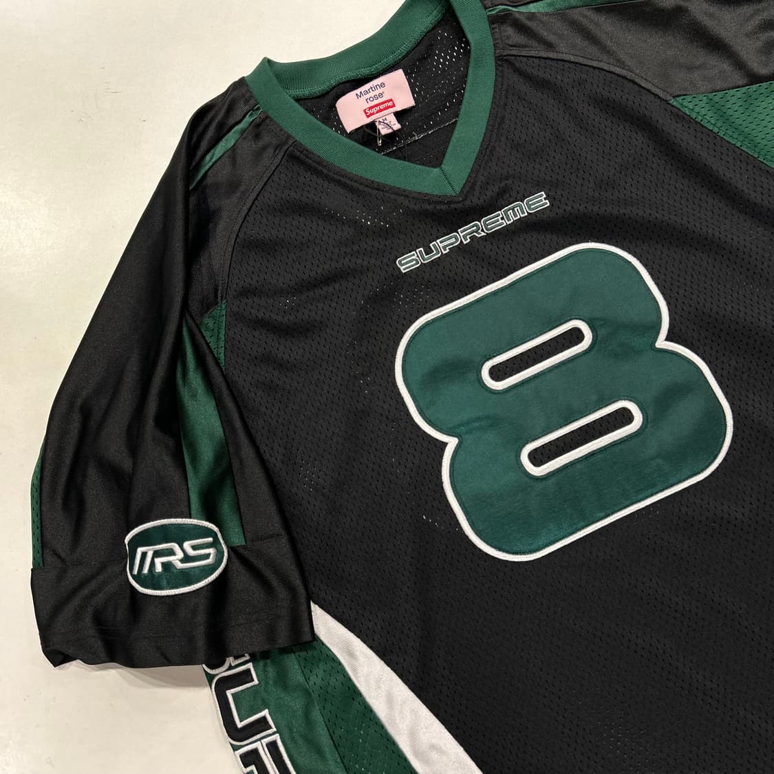 [M] 슈프림 Supreme 마틴로즈 져지 반팔 블랙/그린 B97 상품이미지4