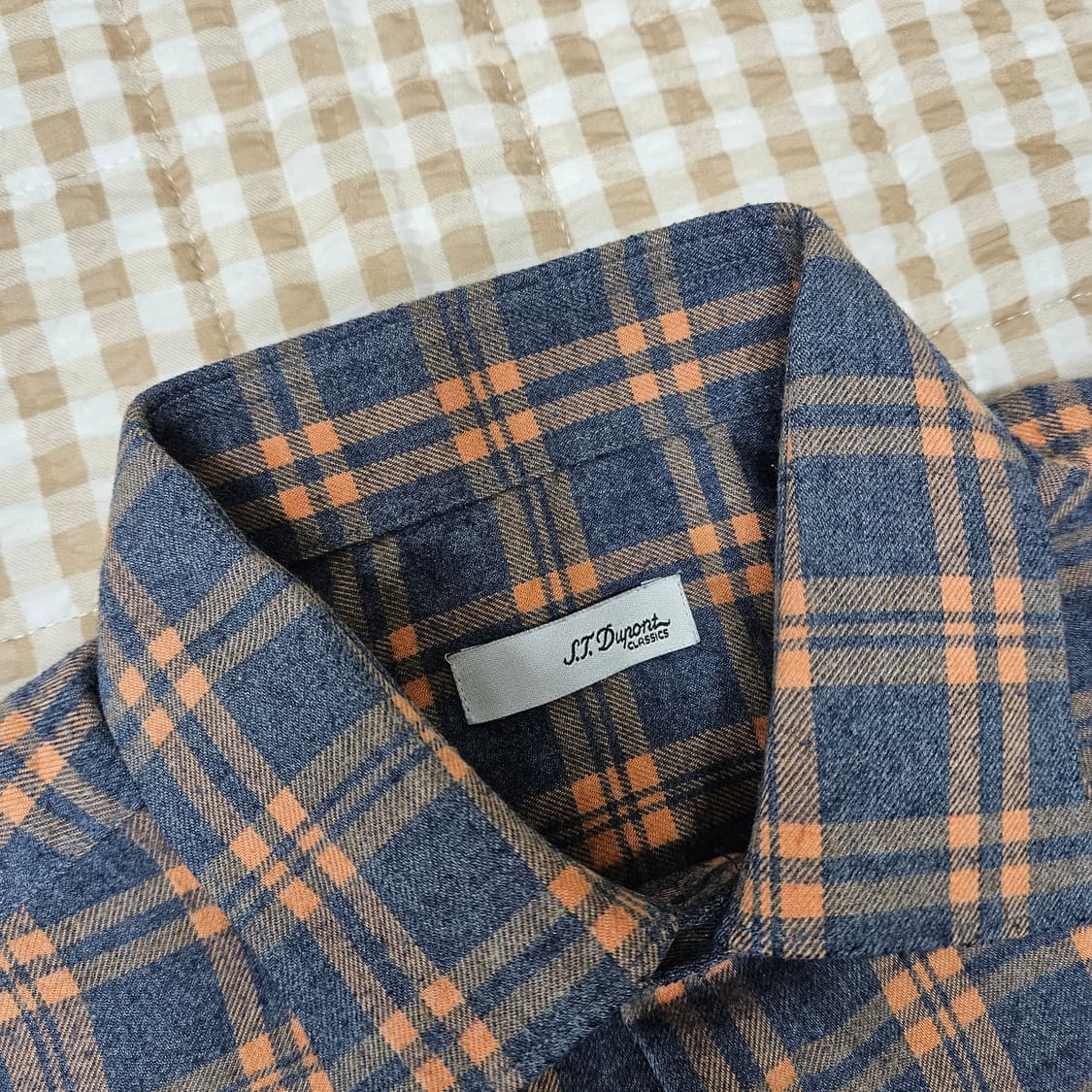 S.T.듀풍 춘추용 긴소매 셔츠 남자100 상품이미지2